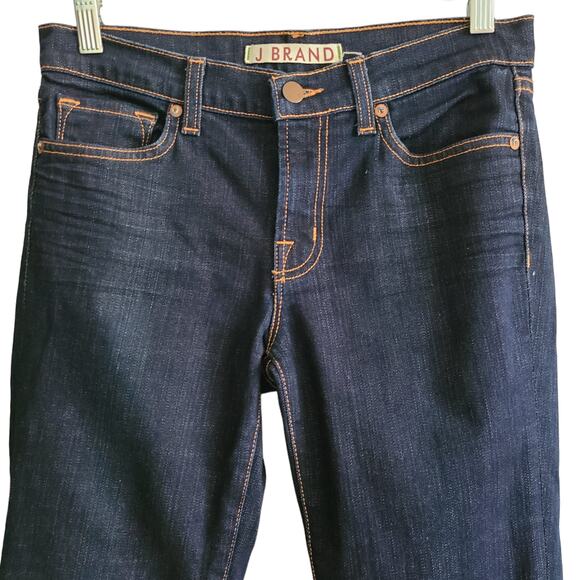 J BRAND The Cigarette Leg Ink Dark Wash Stretch Denim Jeans‎ Women's 27 TALL - Picture 4 of 14